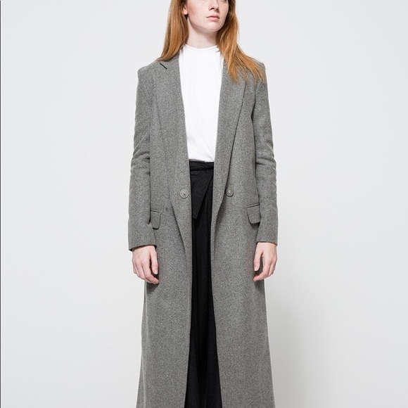 Assembly New York LA Long Brown Coat - Picture 4 of 4